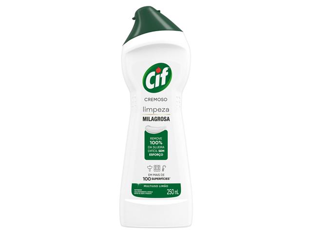 Saponáceo Cremoso Multiuso Limão Cif 250ml