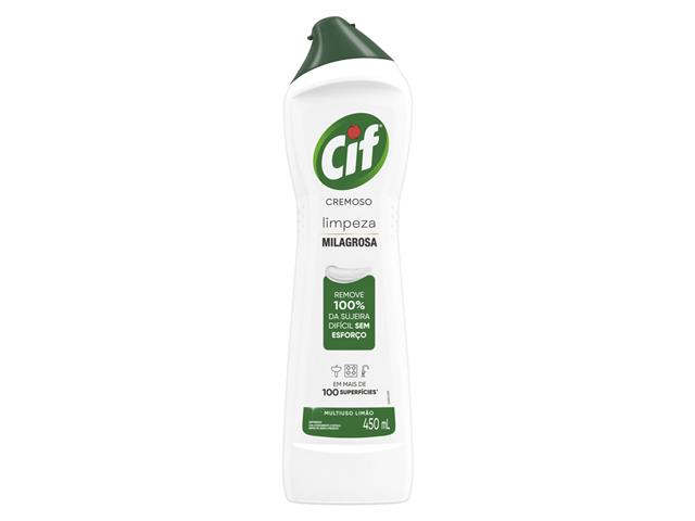 Saponáceo Cremoso Multiuso Limão Cif  450ml