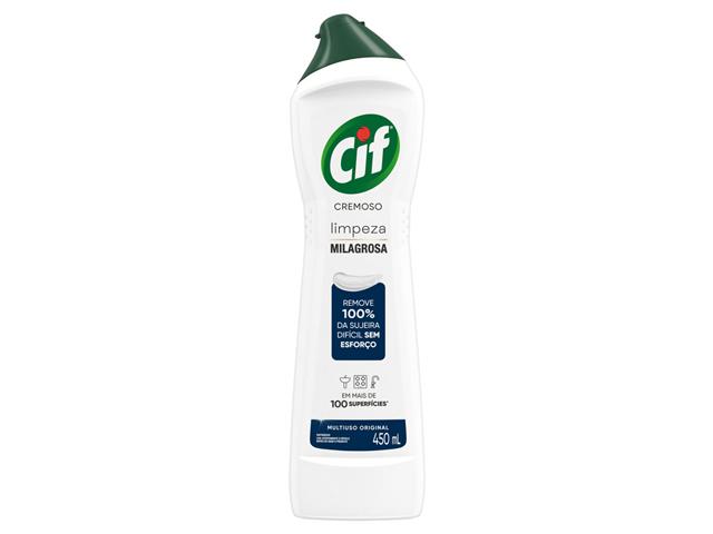 Saponáceo Cremoso Multiuso Original Cif 450ml