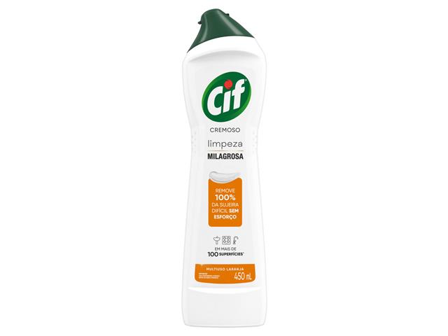 Saponáceo Cremoso Multiuso Laranja Cif 450ml