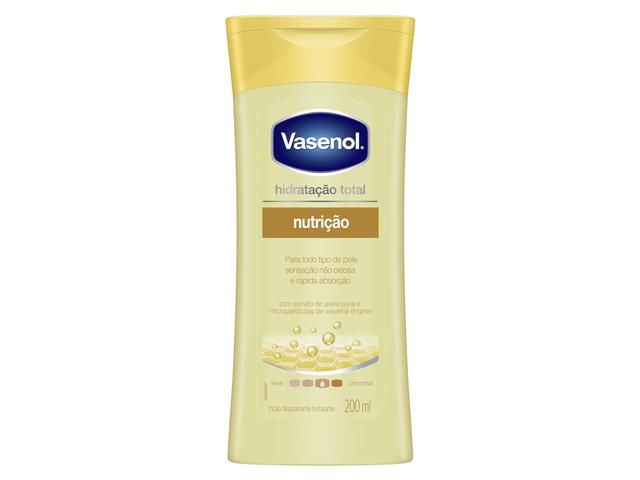 Loção Hidratante Vasenol HidrataçãoTotal Nutri...