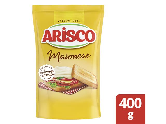 Maionese Arisco Tradicional Sachê 400g - 0