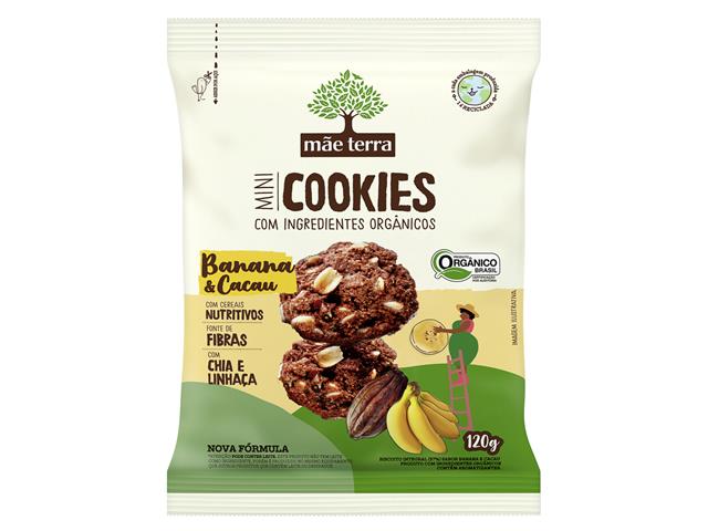 Biscoito Vegano Integral Orgânico Banana & Cac...