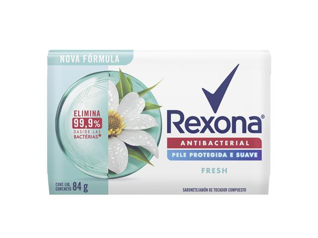 Sabonete Barra Antibacterial Fresh Rexona Envo...