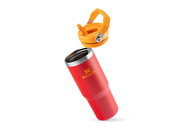 Garrafa Térmica Stanley Tumbler Flip Straw Chili 887ML - 2