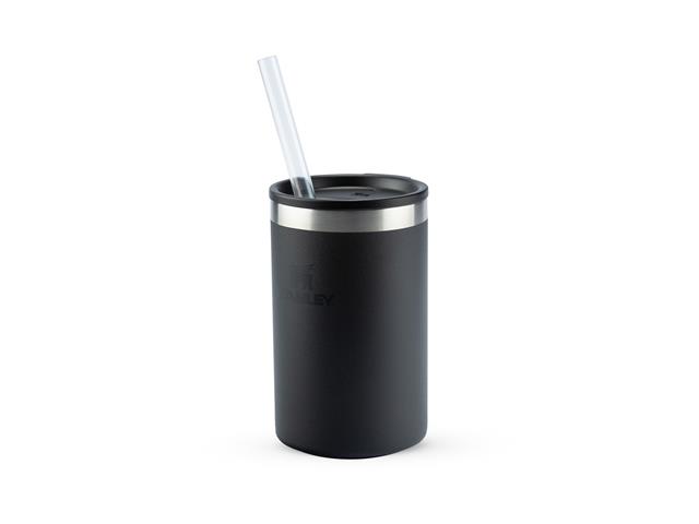 Porta Lata Can Cooler Térmico com Tampa Stanley Black 2.0 296ML