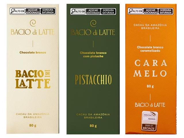 Kit Chocolates Bacio di Latte Branco ...