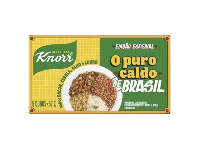 Caldo Tablete Bacon Knorr Caixa 57g 6 Unidades...