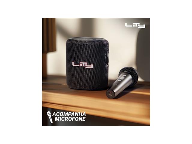 Caixa Bluetooth Lity Karaokê c/ 1 Mic 30W 12h IPX6 (B14M) - 5