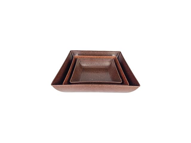 Kit Evo Saladeira Quadrada 3 Peças Im...