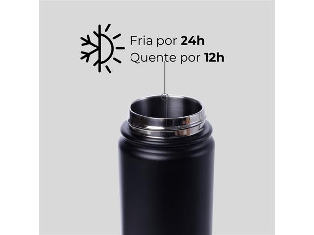 Garrafa Térmica Gocase Fresh Preta 650ml - 4