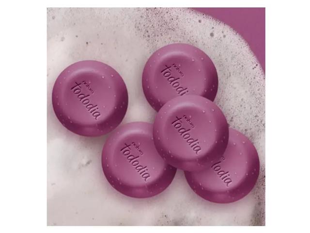 Sabonete em Barra Puro Vegetal Tododia Cereja Negra e Praliné 5 Uni - 1