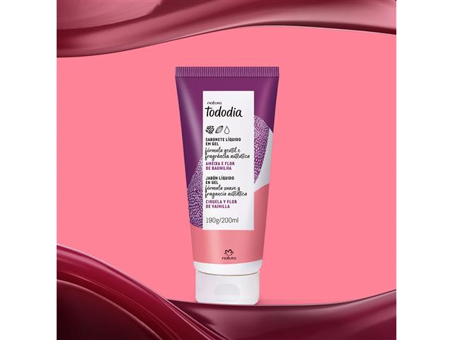 Sabonete Líquido em Gel Tododia Ameixa e Flor de Baunilha 190 g - 1