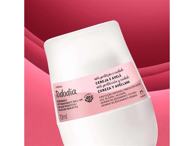 Tododia Cereja E Avela Desodorante Rollon 70Ml - 1
