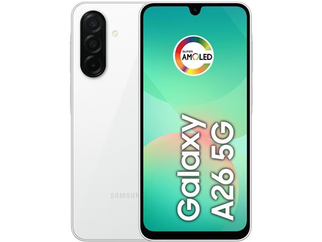 Samsung Galaxy A36 5G Branco 256GB, 8GB RAM, Câm. 50MP, Tela 6.7