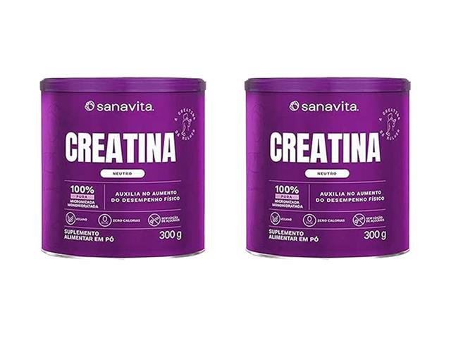 Combo 2 Creatinas 300G Sanavita 
