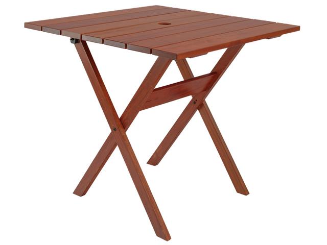 Mesa Dobrável Tramontina Lanati Quadrada em Ma...