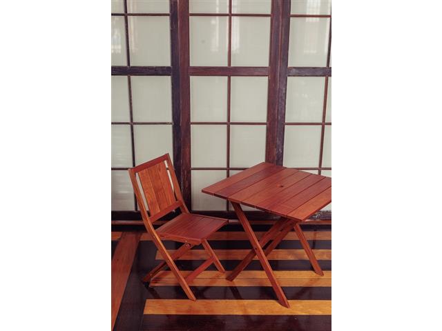 Mesa Dobrável Tramontina Lanati Quadrada em Madeira Jatobá 80 cm FSC - 3