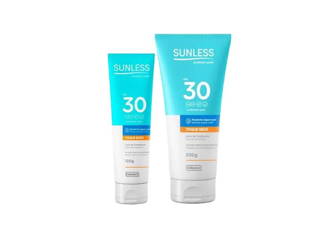 Kit 2 Protetores Solar Fps30 Sunless 120G +200G