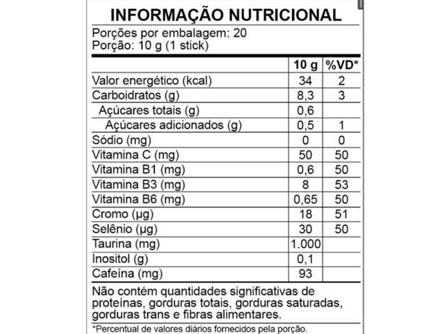 Body Up Protein Chocolate 450G + 2 Sticks Thermo Energy Frutas - 2