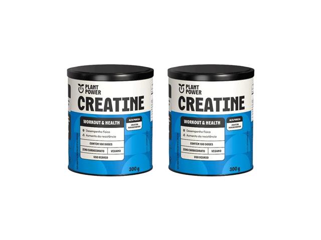 Kit Suplemento Plant Power Creatine 300G 2un