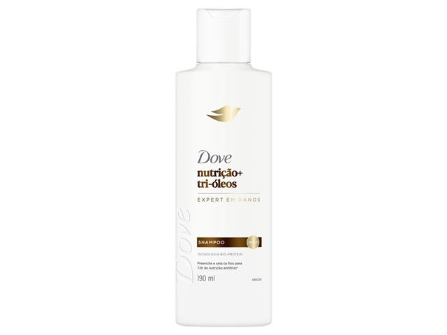 Shampoo Dove Nutrição + Tri-Óleos Frasco 190ml...