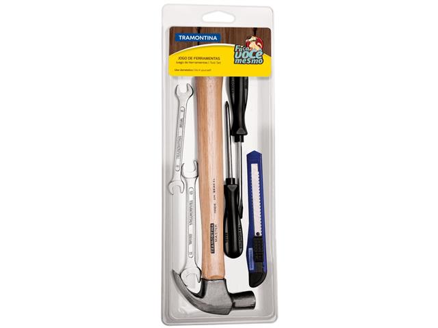 Kit de Ferramentas com Martelo Tramontina 6 Pe...