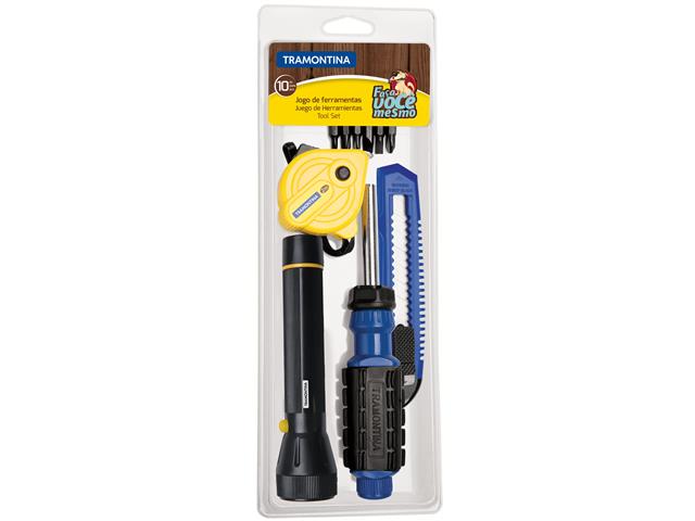 Kit de Ferramentas com Lanterna Tramontina 10 ...