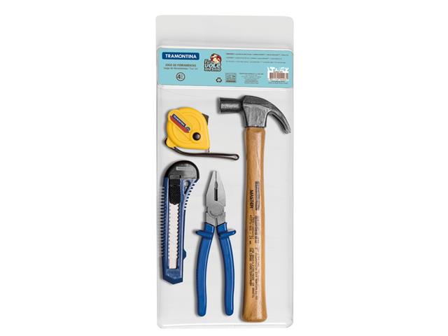 Kit Ferramentas Martelo e Alicate Universal Tr...