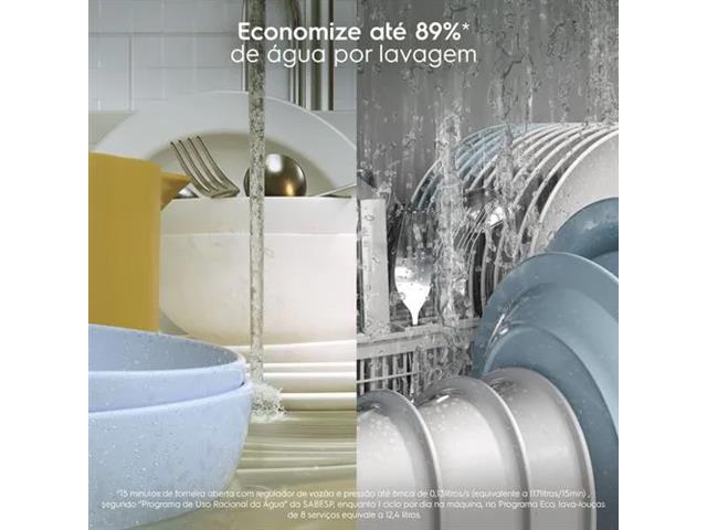 Lava-Louça Electrolux 8 Serviços Branca com Programa Lava e Seca 110V - 9
