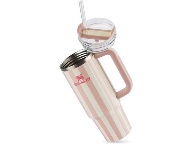 Copo Térmico Stanley Quencher Peach Whip Cabana Gloss 0,887L - 2