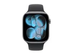 Apple Watch 11 GPS de 46mm color gris espacial y correa negra