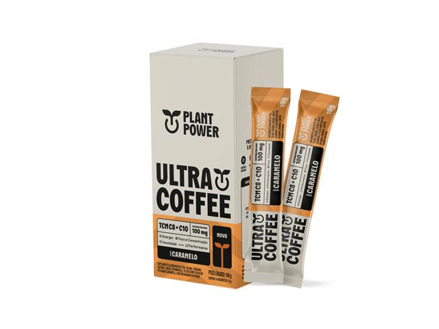 Suplemento Alimentar Plant Power Ativa o Café Caramelo 10g 14Un