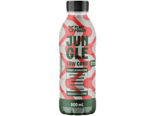 Suplemento Jungle Low Morango e Limão 500ml 12uni - 1