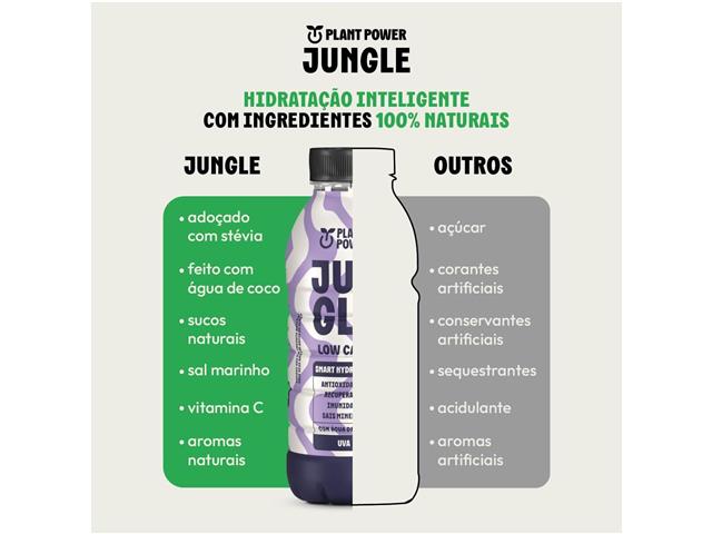 Suplemento Jungle Low Morango e Limão 500ml 12uni - 3