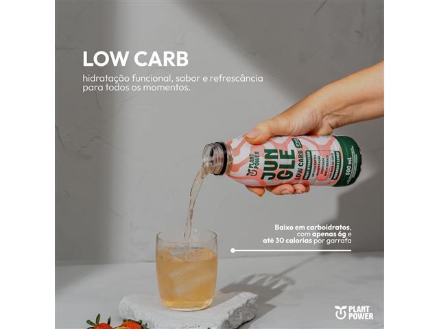 Suplemento Jungle Low Morango e Limão 500ml 12uni - 5