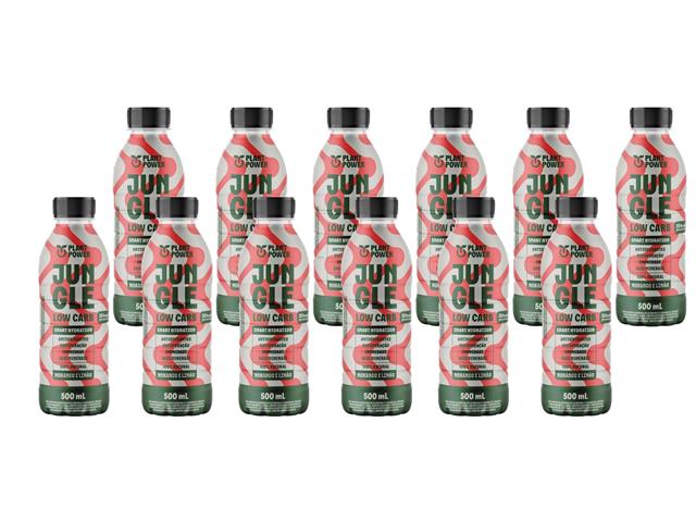 Suplemento Jungle Low Morango e Limão 500ml 12uni