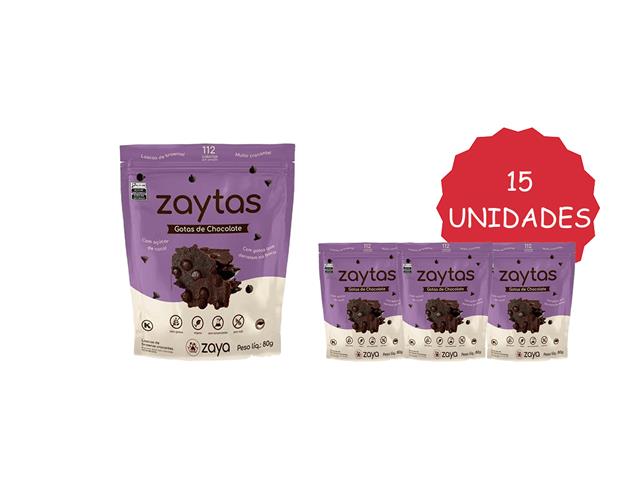 Biscoito Três Corações Zaytas Chocolate 80g 15 Unidades