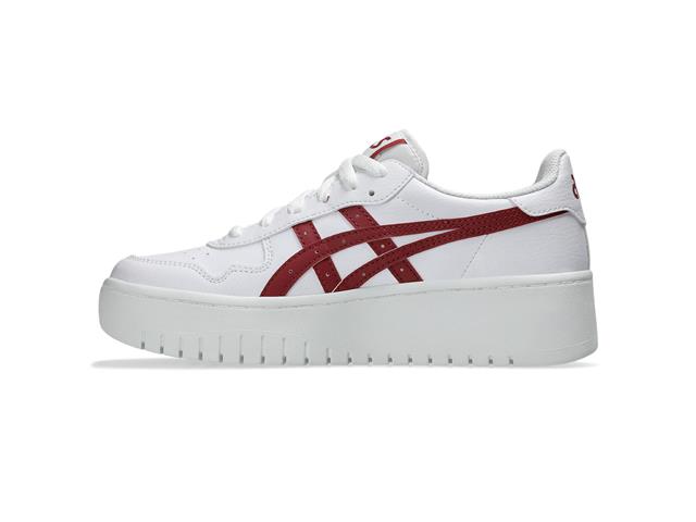 Tênis Asics Japan S Pf White/Brisket Red Fem - 4