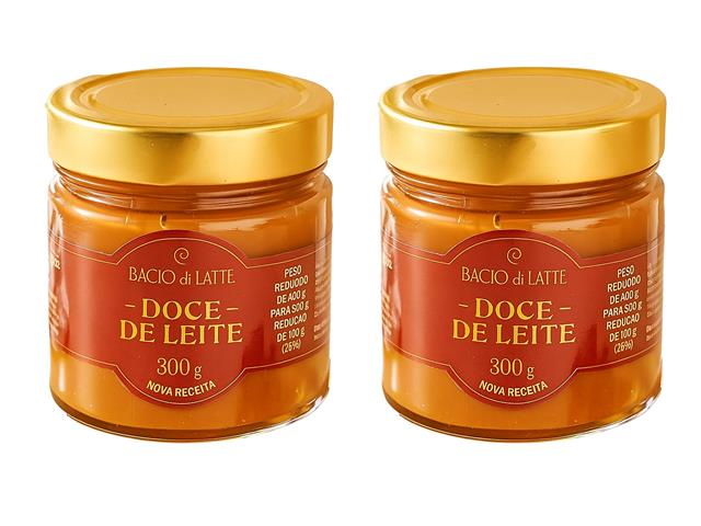 2X Pote Bacio di Latte Doce de Leite 300G
