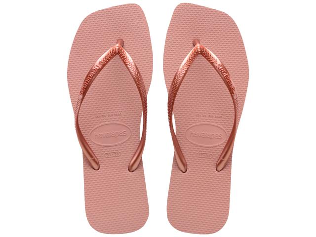 Chinelo Havaianas Slim Square Feminino Rosa