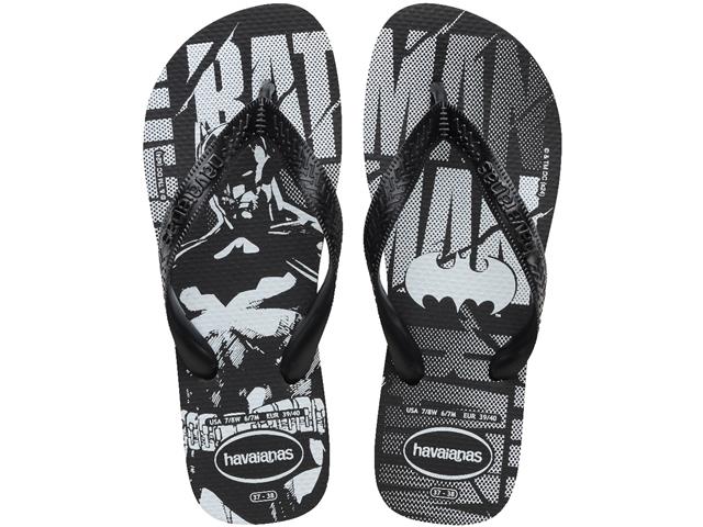Chinelo Havaianas Dc Logomania Preto Tam 39-40...