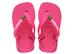 Chinelo Havaianas N.B. Brasil Logo Rosa Flux/Branco Tam 22-23 - 0
