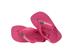 Chinelo Havaianas N.B. Brasil Logo Rosa Flux/Branco Tam 22-23 - 2