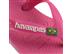Chinelo Havaianas N.B. Brasil Logo Rosa Flux/Branco Tam 22-23 - 5