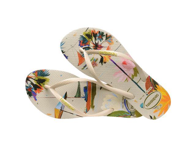 Chinelo Havaianas Sl Summer Bliss Bege Palha Tam 33-34 - 3
