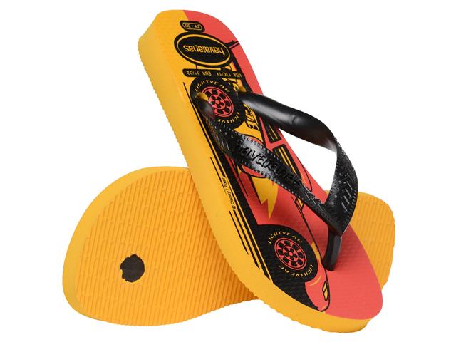 Chinelo Havaianas Kids Cars Amarelo Pop Tam 25-26 - 3
