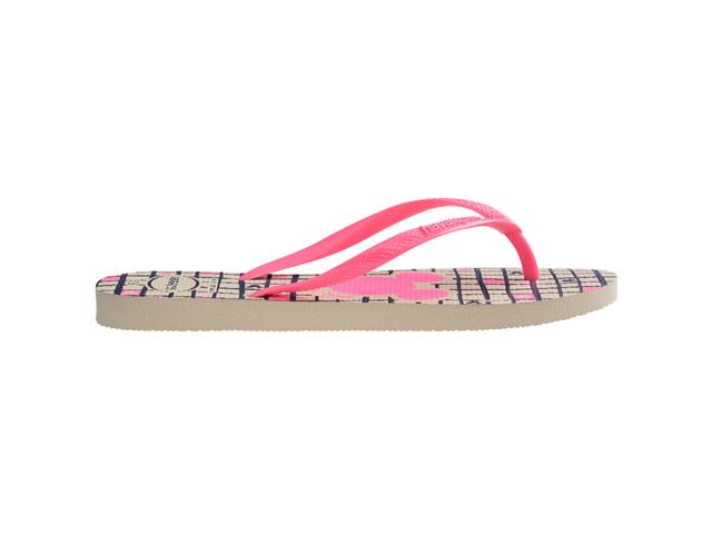 Chinelo Havaianas Slim Disney Bege Palha Tam 41-42 - 2