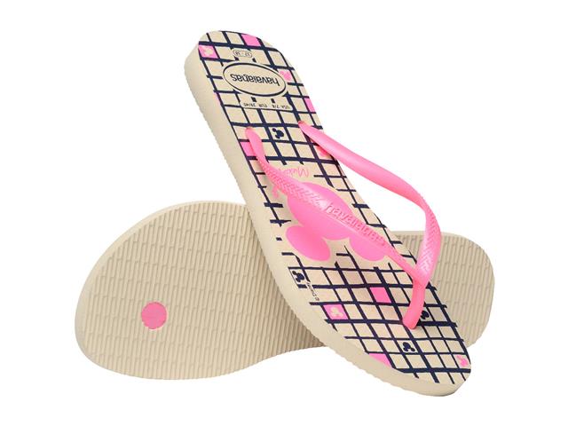 Chinelo Havaianas Slim Disney Bege Palha Tam 41-42 - 3
