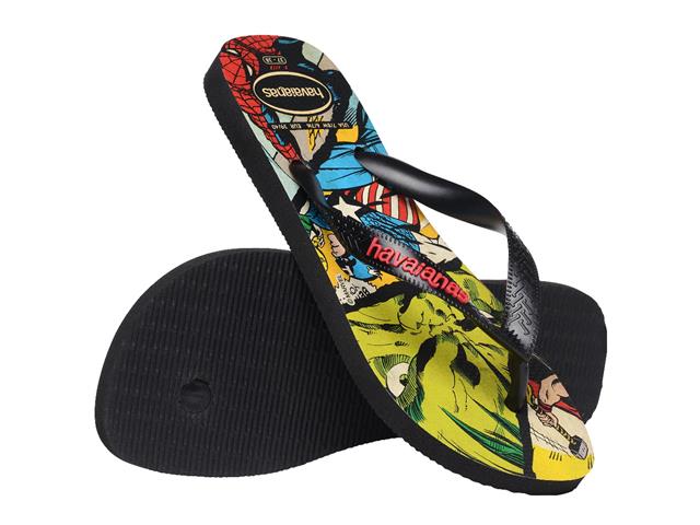 Chinelo Havaianas Top Marvel Clas Pto/Preto/Vermelho Tam 37-38 - 3